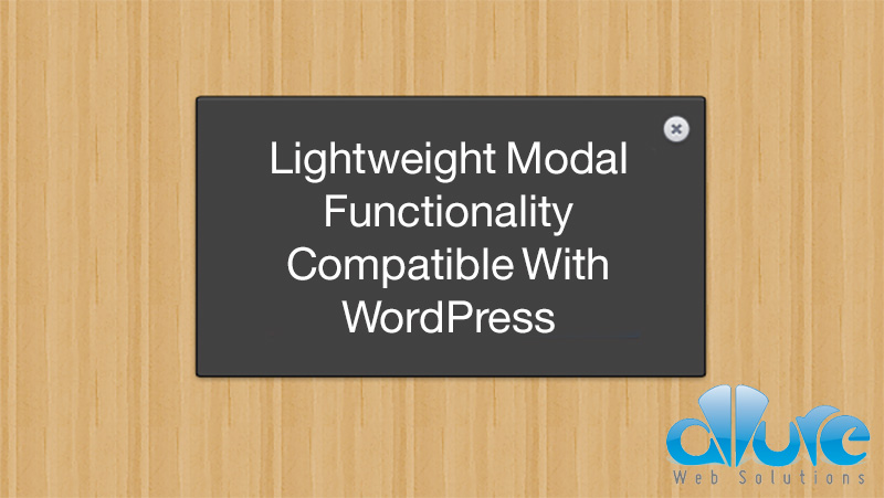 Lightweight WordPress Modal Functionality Tutorial
