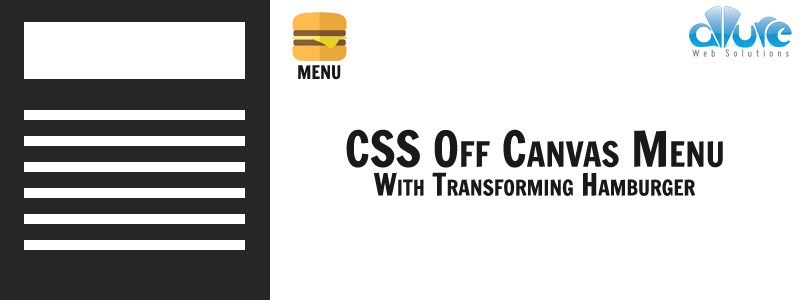Pure CSS3 Off-Canvas Menu